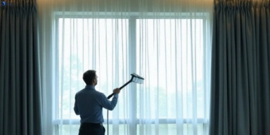 Commercial curtain steam cleaning service ruse-nsw hotels offices