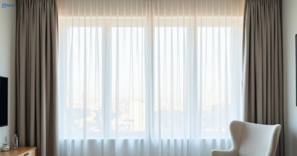 Freshly steam cleaned curtains in ruse-nsw QLD